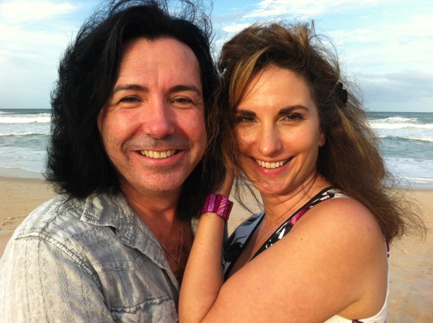 Michael And Angella On The Beach Saturday Evening