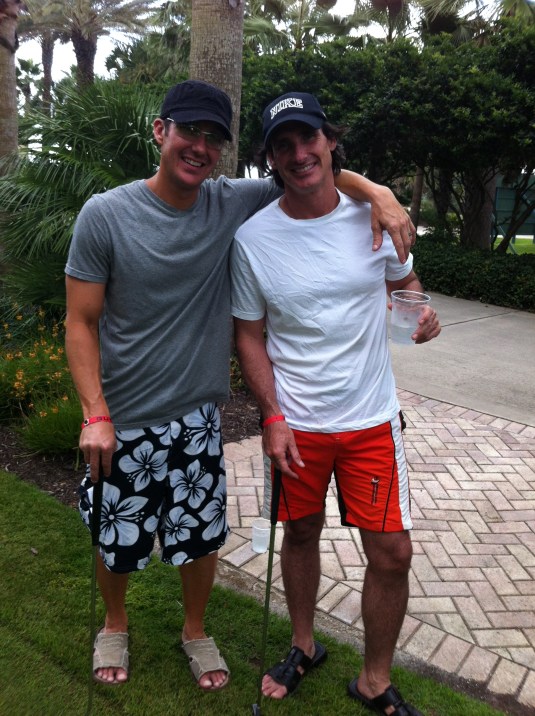 Phillip And Jorge Taking Notes From The Ladies On The Putting Green